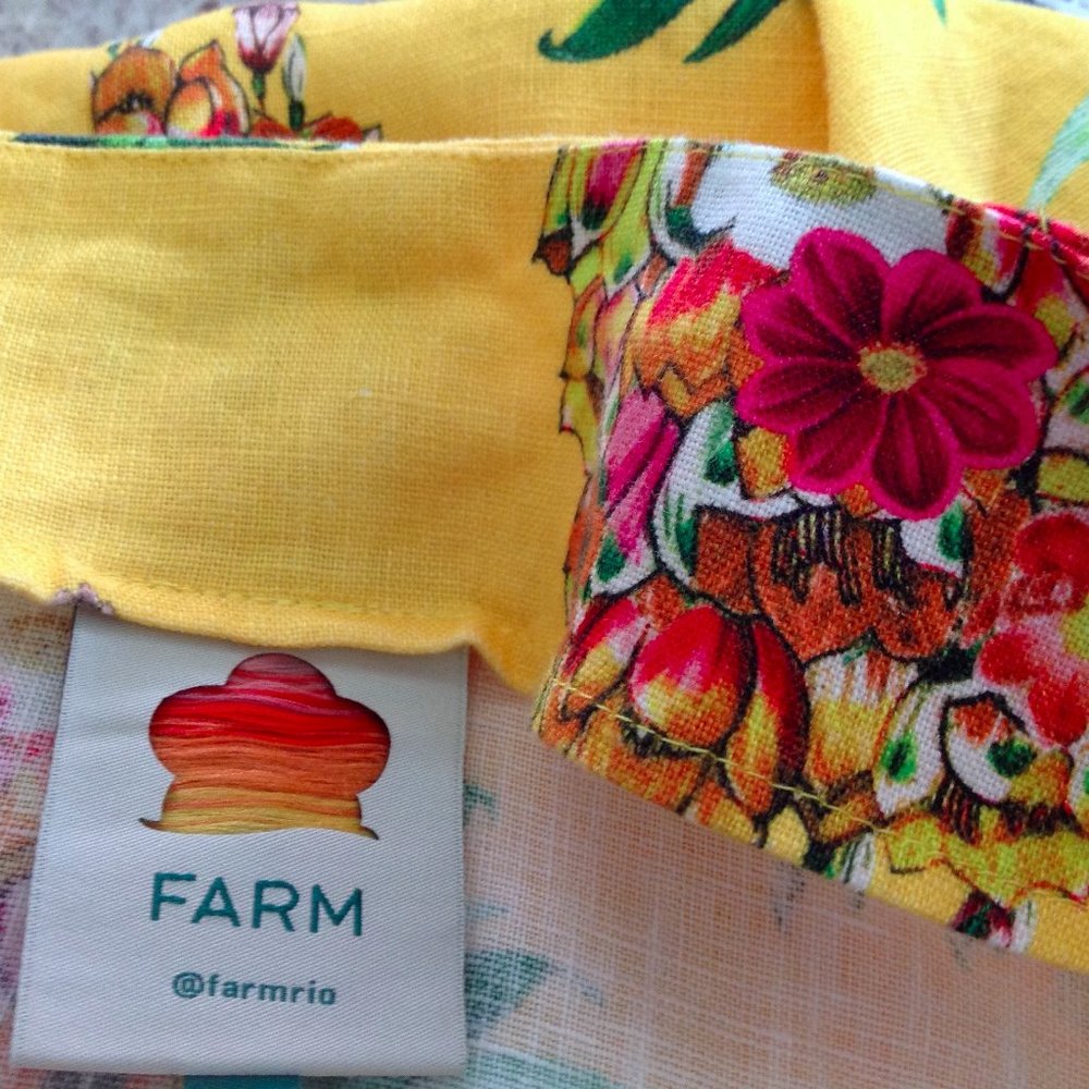 FARM Rio Yellow Pineapple-Print Maxi Skirt - Picture 7 of 9